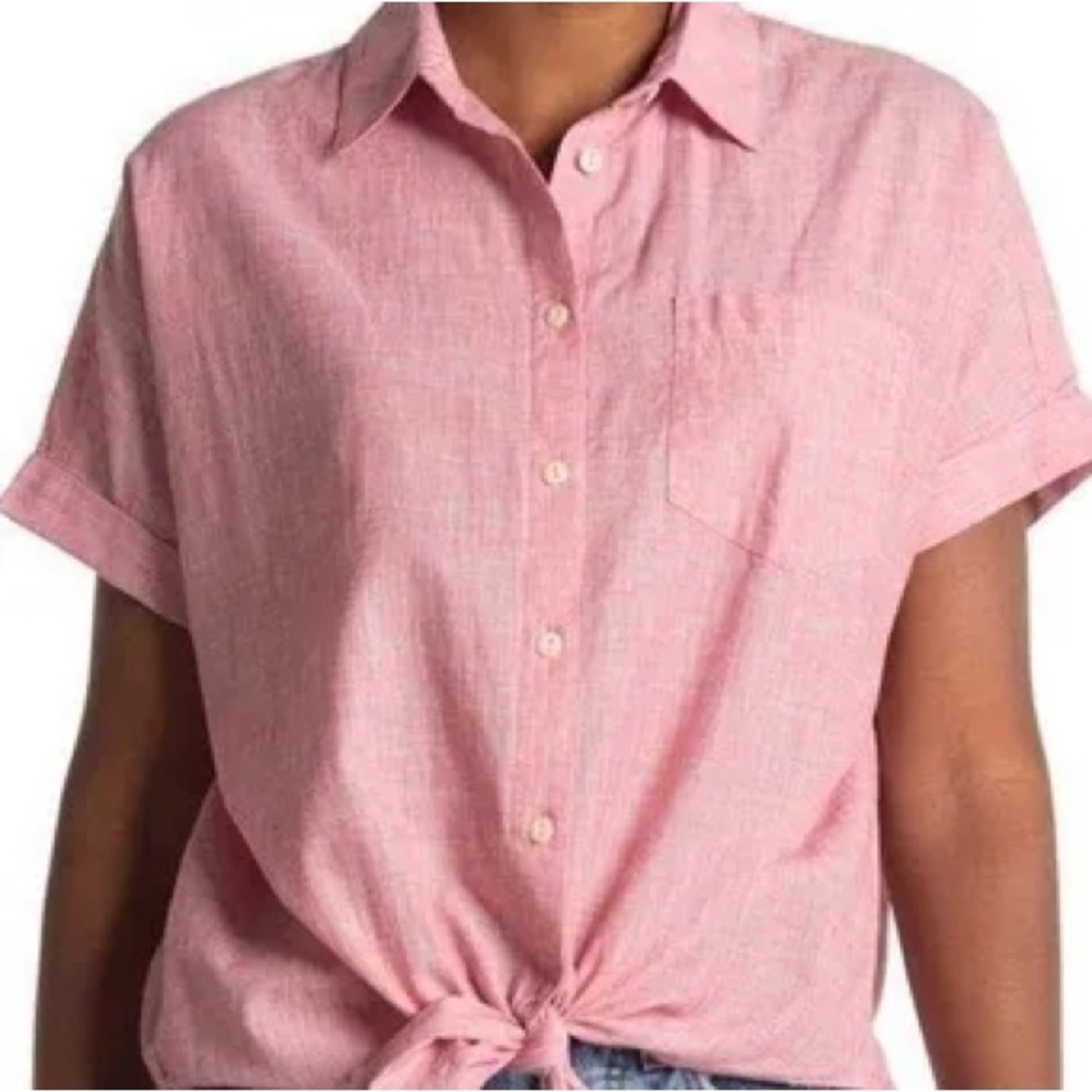 Madewell End on End Tie Front Top